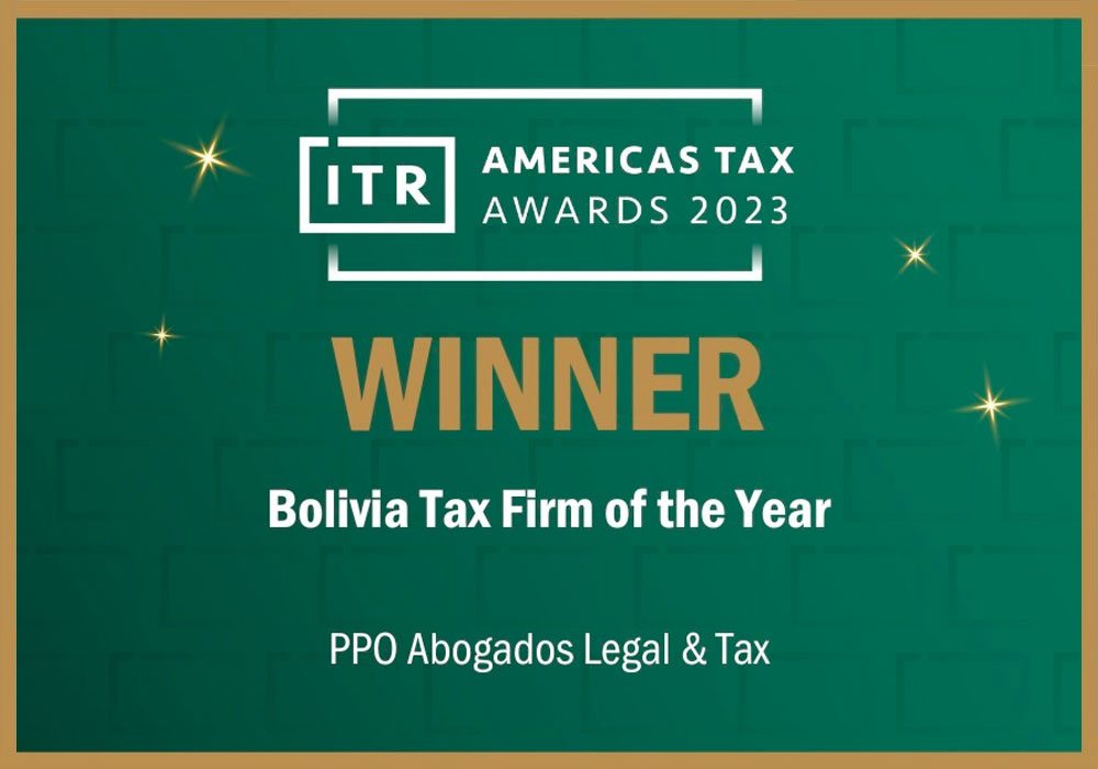 We are proud to announce that  PPO Abogados has been awarded “Tax Firm of the Year”