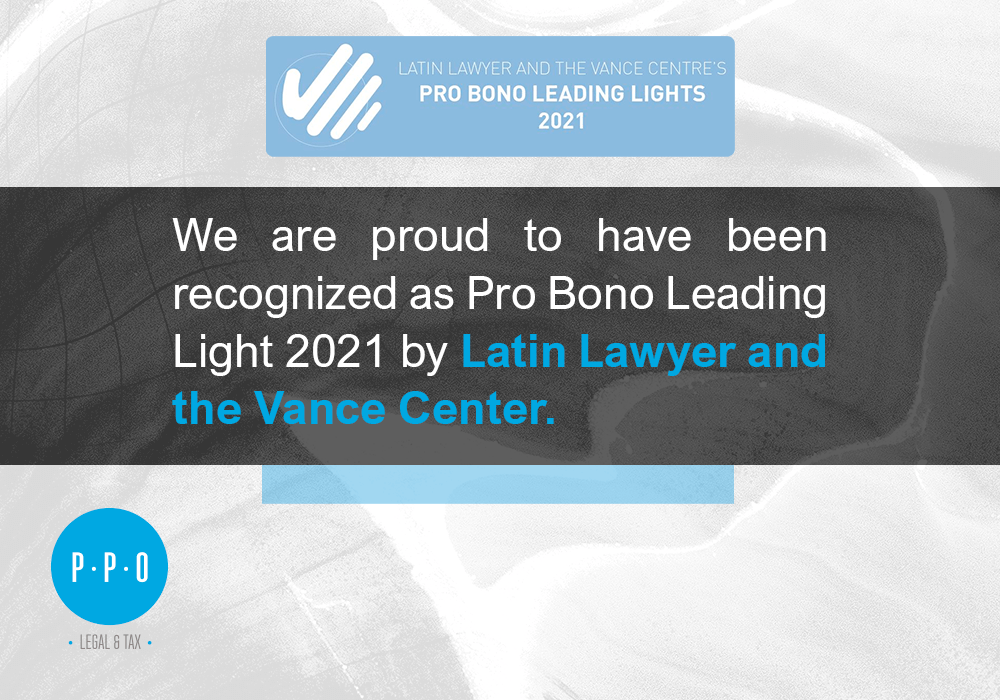 PPO Abogados es reconocido como Pro Bono Leading Light 2021